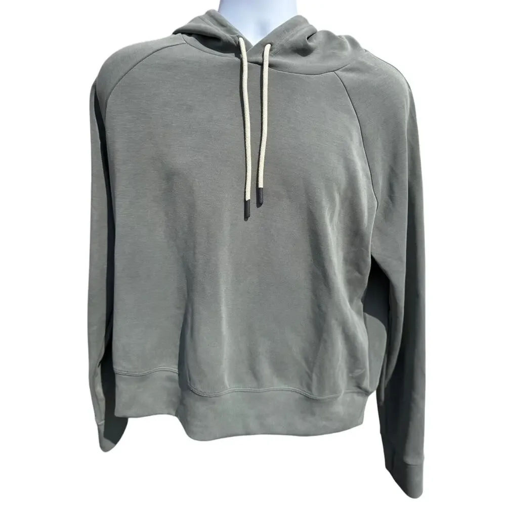 Fundamental Coast Pullover Hoodie Mens Size Large Gray Pullover solid light